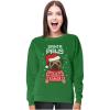 imageTstars Santa Paws Sweatshirt Women Teen Girls Pug Ugly Christmas Sweater StylePaws  Green