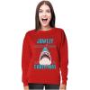 imageTstars Shark Ugly Christmas Sweater Style Women Teen Girls Jawlly Xmas SweatshirtJawlly Shark  Red