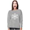 imageTstars Snowflake Sweatshirt for Women Teen Girls Ugly Christmas Sweater Style Xmas Holiday SweatshirtsGray