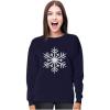 imageTstars Snowflake Sweatshirt for Women Teen Girls Ugly Christmas Sweater Style Xmas Holiday SweatshirtsNavy