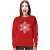 imageTstars Snowflake Sweatshirt for Women Teen Girls Ugly Christmas Sweater Style Xmas Holiday SweatshirtsRed