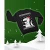 imageTstars Big Trex Santa Sweatshirt Women Teen Girls Ugly Christmas Sweater StyleBlack