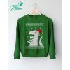 imageTstars Big Trex Santa Sweatshirt Women Teen Girls Ugly Christmas Sweater StyleGray