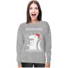 imageTstars Big Trex Santa Sweatshirt Women Teen Girls Ugly Christmas Sweater StyleGray