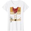 imageCowboy Cowgirl Halloween Easy Costume Outfit TShirtWhite