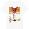 imageCowboy Cowgirl Halloween Easy Costume Outfit TShirtWhite