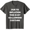 imageHalloween costume Last minute lazy easy costume TShirtAsphalt Grey