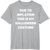 imageHalloween costume Last minute lazy easy costume TShirtHeather Grey