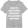 imageHalloween costume Last minute lazy easy costume TShirtHeather Grey