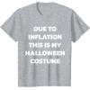 imageHalloween costume Last minute lazy easy costume TShirtHeather Grey