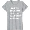 imageHalloween costume Last minute lazy easy costume TShirtHeather Grey