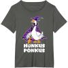 imageHonkus Ponkus Goose Shirt Funny Halloween Costume Witch Hat TShirtAsphalt Grey