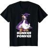 imageHonkus Ponkus Goose Shirt Funny Halloween Costume Witch Hat TShirtBlack