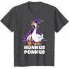 imageHonkus Ponkus Goose Shirt Funny Halloween Costume Witch Hat TShirtDark Heather Grey
