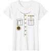 imageShip Captain Sailor Skeeper Halloween Costume Outfit TShirtWhite