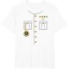 imageShip Captain Sailor Skeeper Halloween Costume Outfit TShirtWhite