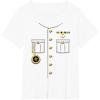 imageShip Captain Sailor Skeeper Halloween Costume Outfit TShirtWhite