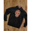imageTstars Rose Sugar Skull Hoodie Gifts for Women Teen Girls Skulls Sweatshirt HoodiesBlack