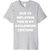 imageHalloween costume Last minute lazy easy costume Premium TShirtHeather Grey