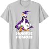 imageHonkus Ponkus Goose Shirt Funny Halloween Costume Witch Hat TShirtSilver Grey