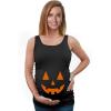 imageTstars Halloween Maternity Pumpkin Costume Jack O Lantern Pregnancy Tank TopBlack