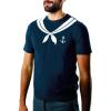 imageTstars Sailor Costume Shirt Men Nautical Theme Captain Navy Anchor Sailors Mens Halloween ShirtsNavy