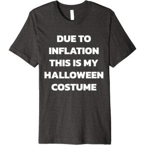 imageHalloween costume Last minute lazy easy costume Premium TShirtDark Heather Grey