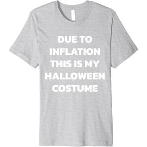 imageHalloween costume Last minute lazy easy costume Premium TShirtHeather Grey