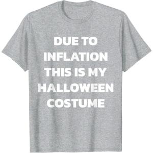 imageHalloween costume Last minute lazy easy costume TShirtHeather Grey