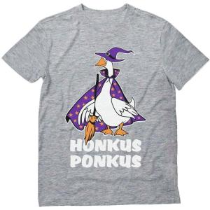 imageTstars Honkus Ponkus Goose Shirt Funny Halloween Costume Witch Hat TShirtGray