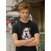 imageGame Over Ghost Shirt for Kids for Gamer Kids Youth Kids TShirtBlack