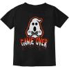 imageGame Over Ghost Shirt for Kids for Gamer Kids Youth Kids TShirtBlack
