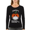 imageTstars Happy Halloween 2020 Quarantine Pumpkin Jack O Lantern Women Long Sleeve TShirtBlack