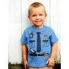 imageTstars Kids Police Officer Shirt Cop Policeman Uniform Halloween Shirts for ToddlersCalifornia Blue