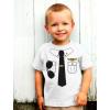 imageTstars Pilot Halloween Shirt Pilot Costume Outfit Suit Toddler Infant Kids TShirtWhite