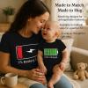 imageTstars Battery Low 100 Charged Mommy and Baby Girl Boy Matching Outfits Funny Mothers Day Mother ampamp Daughter Son ShirtsBlack