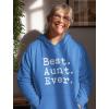 imageTstars Best Aunt Ever Hoodie Gifts from Niece Nephew for Aunts Women Auntie Sweatshirt HoodiesCalifornia Blue