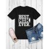 imageTstars Best Mom Ever Gift for Mothers Day Womens TShirtBlack