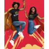 imageTstars King and Queen Matching Shirts for Couples Him and Her Gifts Boyfriend Girlfriend Wife Husband Couple TShirt SetBlack