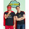 imageTstars King and Queen Matching Shirts for Couples Him and Her Gifts Boyfriend Girlfriend Wife Husband Couple TShirt SetBlack