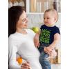 imageTstars Mom Is the Best Mothers Day Infant Bodysuit Gift for New from Baby Boy or Girl Newborn OutfitAwesome  Navy