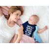 imageTstars Mom Is the Best Mothers Day Infant Bodysuit Gift for New from Baby Boy or Girl Newborn OutfitDad and I Agree  Navy