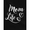 imageTstars Mom Life Hoodie Sweatshirt for Women Gifts for Moms Mothers Day HoodiesBlack