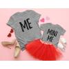 imageTstars Mommy and Mini Me Shirts Mothers Day Mom and Daughter Son Matching OutfitsMom Gray  Daughter Gray