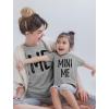 imageTstars Mommy and Mini Me Shirts Mothers Day Mom and Daughter Son Matching OutfitsMom Gray  Daughter Gray