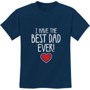 imageTstars I Have The Best Dad Ever Shirt Gifts for Dads Daddy is My Superhero Fathers Day Youth ampamp Toddler Kids TShirtBest  Navy