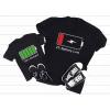 imageTstars Low Battery Mom ampamp Fully Charged Kid Matching Shirt Set Mothers Day Funny Gift for Mom ampamp Toddler Daughter or SonMom Black  Child Black