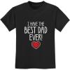 imageTstars I Have The Best Dad Ever Shirt Gifts for Dads Daddy is My Superhero Fathers Day Youth ampamp Toddler Kids TShirt XSmall Black