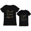 imageTstars Mommy and Me Shirts I Got It from My Mama Mother Daughter Matching OutfitsWomens Black  Girls Black