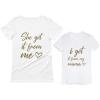 imageTstars Mommy and Me Shirts I Got It from My Mama Mother Daughter Matching OutfitsWomens White  Girls White